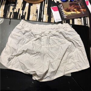 lululemon athletica white shorts
